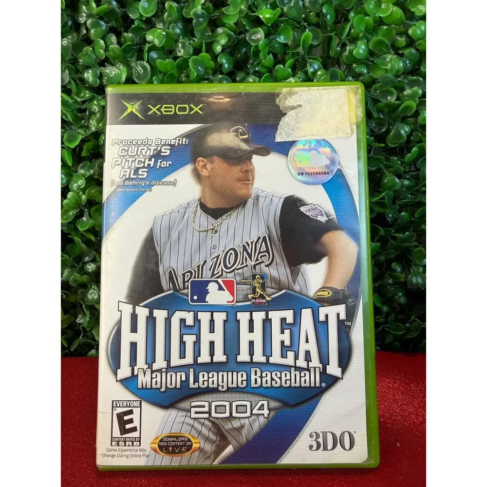 High Heat Major League Baseball 2004 video game for the Xbox console Video Game